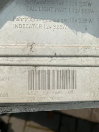 63217177694 Фонарь задний правый BMW 5 E60/E61 Арт e12427214, вид 6
