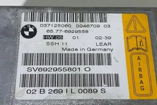 6929558 Блок AirBag BMW 7 E65/E66 Арт e12426964, вид 3