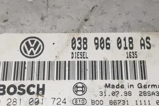 0281001724 Блок управления двигателем Volkswagen Passat B5 Арт e12423502, вид 3