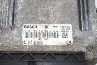 0281013567 55205620 Блок управления двигателем Opel Zafira B Арт e12422007, вид 6