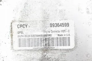 09364599 Блок управления двигателем Opel Vectra B Арт e12421985, вид 7