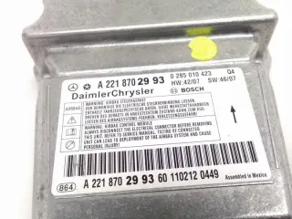 0285010423 Блок AirBag Mercedes S W221 Арт e12409336, вид 2
