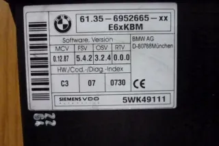 61356952665 Блок управления (другие) BMW 5 E60/E61 Арт e12404768, вид 1
