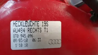 8T0945096 Фонарь задний правый Audi A5 (S5,RS5) 1 Арт e12397358, вид 8