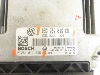 03G906016CD 0281011945 Блок управления двигателем Volkswagen Touran 1 Арт e12393533, вид 7