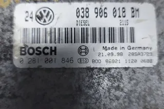 0281001846 Блок управления двигателем Volkswagen Golf 4 Арт e12393038, вид 2