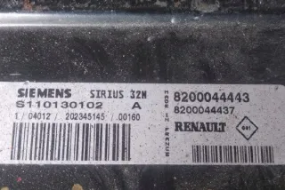 C06_ 8200044443 Блок управления двигателем Renault Clio 2 Арт e12391759, вид 1