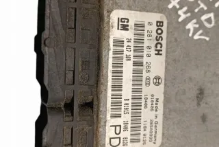 F75_ 0281010268 Блок управления двигателем Opel Zafira B Арт e12391461, вид 2