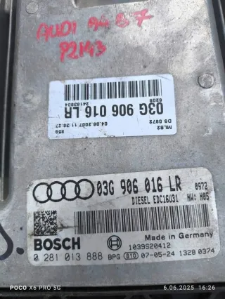 0281013888 03G906016LR Блок управления двигателем Audi A4 B6 Арт e12387667, вид 4