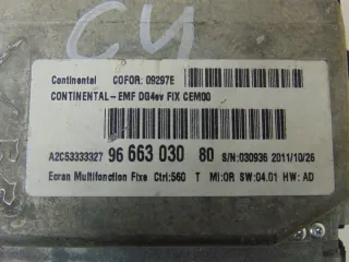 9666303080 Блок навигации Citroen C4 2 Арт e12384793, вид 10