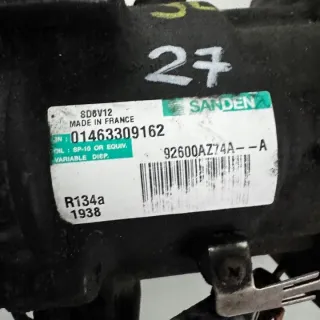 92600AZ74 Компрессор кондиционера Nissan Juke 1 Арт e12384331, вид 2