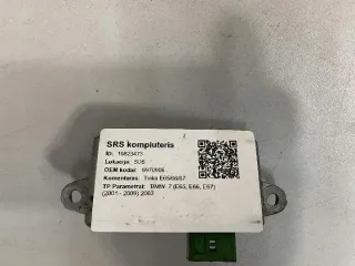 6970906 Блок AirBag BMW 7 E65/E66 Арт e12363478, вид 1