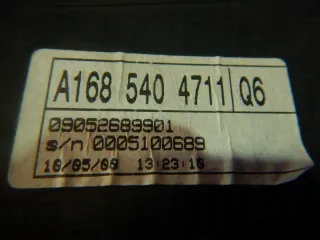 A1685404711 Щиток приборов (приборная панель) Mercedes A W168 Арт e12329366, вид 6