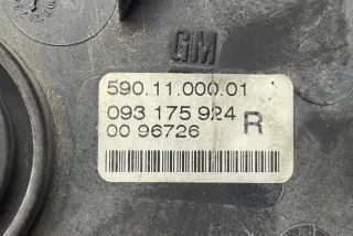 0096726 Фара противотуманная правая Opel Astra L Арт e12329167, вид 1