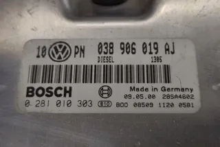 038906019AJ Блок управления двигателем Volkswagen Passat B5 Арт e12321846, вид 2
