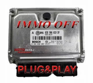 038906019DF Блок управления двигателем Volkswagen Golf 4 Арт e12321370, вид 1