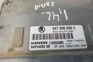 047906033C Блок управления двигателем Skoda Fabia 1 Арт e12320812, вид 3