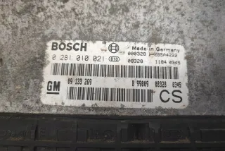 F75_ 09133269 Блок управления двигателем Opel Zafira A Арт e12319877, вид 2