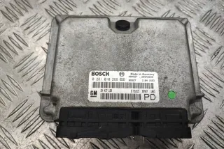 F75_ 24417169 Блок управления двигателем Opel Zafira A Арт e12319876, вид 2