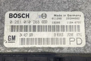 F75_ 0281010268 Блок управления двигателем Opel Zafira A Арт e12319866, вид 4