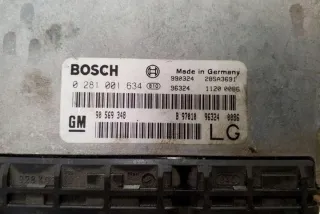0281001634 Блок управления двигателем Opel Vectra B Арт e12319792, вид 1