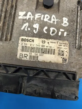 0281012549 55198922 Блок управления двигателем Opel Astra H Арт e12319347, вид 4