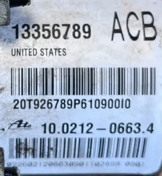 13356789 Блок ABS Opel Astra J Арт e12307923, вид 2