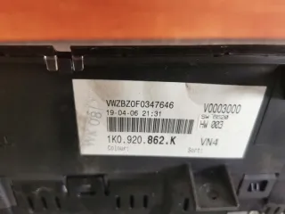 1K0920862K Щиток приборов (приборная панель) Volkswagen Golf 5 Арт e12305745, вид 3