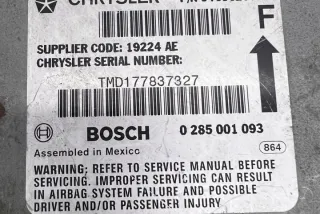 04686256 Блок AirBag Chrysler Voyager 4 Арт e12304798, вид 4