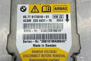 9172018 Блок AirBag BMW 5 E60/E61 Арт e12304674, вид 1
