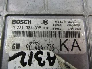 90464735 2,0DTL 0281001335 Блок управления двигателем Opel Vectra B Арт e12292895, вид 2