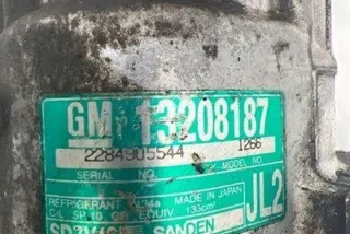 13208187 Компрессор кондиционера Opel Astra H Арт e12288168, вид 1