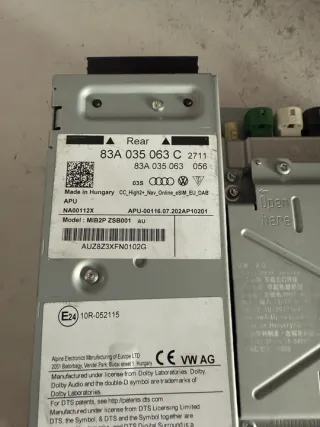 83A035063C Блок навигации Audi Q3 1 Арт e12287183, вид 8
