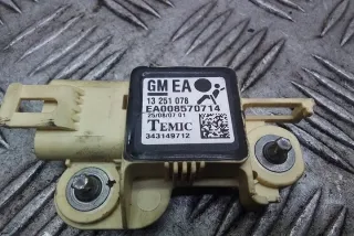 13251078 Датчик удара Opel Astra H Арт e12285316, вид 1