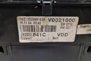 V0021000 Щиток приборов (приборная панель) Volkswagen Caddy 3 Арт e12274429, вид 9