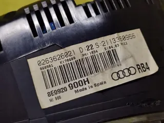 8E0920900H Щиток приборов (приборная панель) Audi A4 B6 Арт e12273294, вид 7