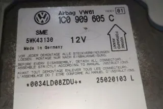 1C0909605C Блок AirBag Volkswagen Passat B5 Арт e12272928, вид 3