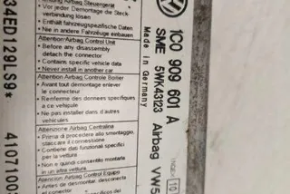 1C0909601A Блок AirBag Skoda Fabia 1 Арт e12272757, вид 2