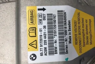 9172019 Блок AirBag BMW 5 E60/E61 Арт e12271594, вид 3