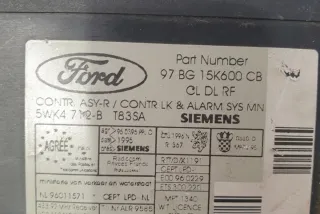97BG15K600CB Блок управления (другие) Ford Mondeo 2 Арт e12265231, вид 2