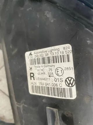 7N1941006C Фара правая Volkswagen Sharan 2 Арт e12262537, вид 8