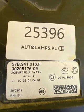 57B941016F Фара правая Skoda Karoq Арт e12262076, вид 2