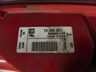 13186351 Фонарь задний правый Opel Corsa D Арт e12255883, вид 12