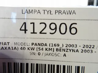 LORK-1644-17627 Фонарь задний левый Fiat Panda 2 Арт e12254610, вид 3