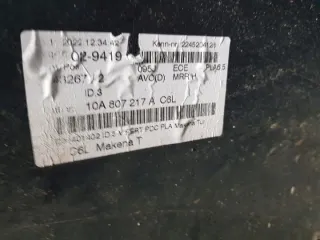 10A807217A Бампер передний Volkswagen ID3 Арт e12246191, вид 9
