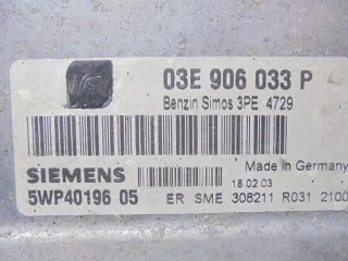 03E906033P 5WP40196 Блок управления двигателем Volkswagen Polo 4 Арт e12245714, вид 4