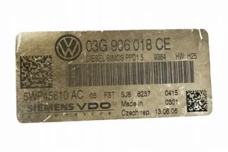 03G906018CE Блок управления двигателем Volkswagen Passat B7 Арт e12245562, вид 4