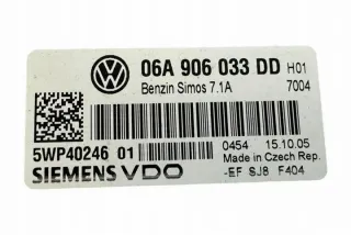 06A906033DD Блок управления двигателем Volkswagen Golf 5 Арт e12245342, вид 5