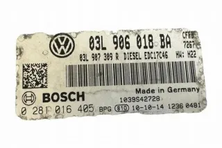03L906018BA Блок управления двигателем Volkswagen Caddy 3 Арт e12245098, вид 3