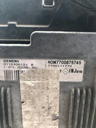 S115300121B 7700875745 Блок управления двигателем Renault Scenic 1 Арт e12244489, вид 5